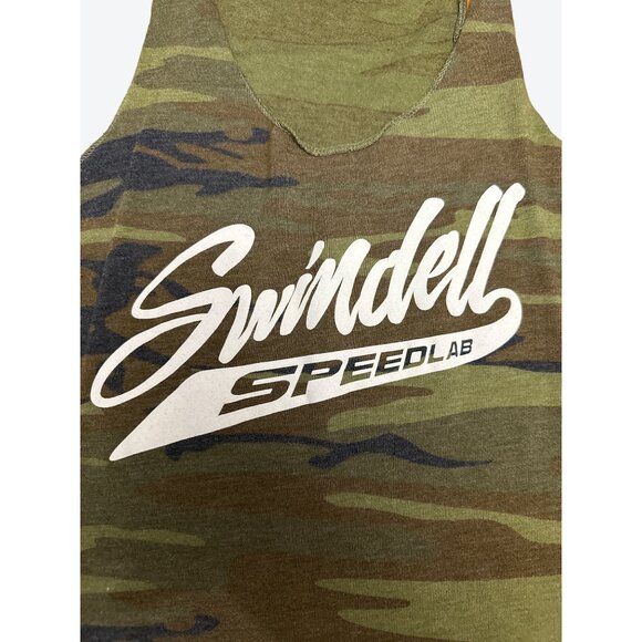 Alternative Earth Racer Tank Speed Lab Camouflage Scooped Neck Tank Top Size LG - Picture 10 of 10